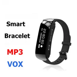 Braccialetto S9 Registratore vocale digitale Suono in testo 20 ore di registrazione Cancellazione del rumore professionale HD Registra Smart Watch Lettore MP3