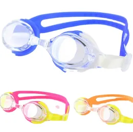 Children Kids Boys Girls Antifog Waterproof High Definition Swimming Goggles Diving Glasses With Earplugs Swim Eyewear High quality Silicone Goggle