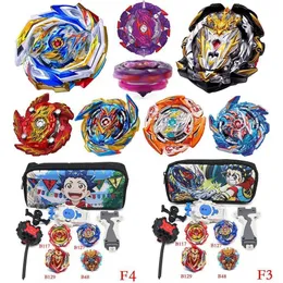 New Beyblades Burst with Super King Beyblades Launcher Metal Bayblade Metal Gyroscope Grip Launcher Blayblad Box Toys Kids Boy X0528