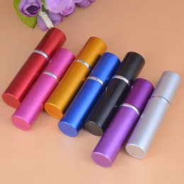 2021 5ml Mini Portable Refillable Atomizer Perfumy Kolorowe Spray Bottle Puste butelek Perfumy Moda Butelka Perfumy za darmo