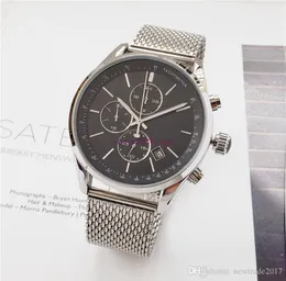 BSS watch luxury mens watches All pointer work functional chronograph quartz watch stainless steel strap waterproof designer stopwatch