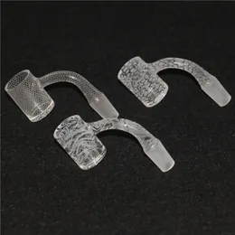 High Quality Full Weld Smoking Beveled Edge Quartz Banger 14mm Nails For Glass Bongs Reclaimer Ashcatchers Drop Down Adapter