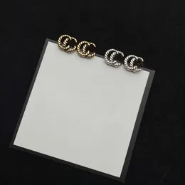 2022 G Fashion Classic C Letter Hoop Hie för kvinnor att skicka Lover Diamond Gold Party All-Match örhängen smycken gåva
