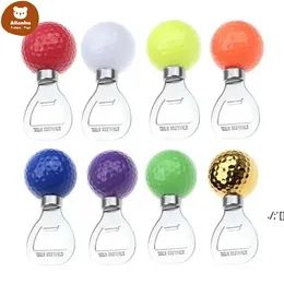 Golf Ball-Shaped Beer Bottle Opener Stainless Steel Beer Opener Corkscrew Home Bar Kitchen Accessory 8 Colors wjy591