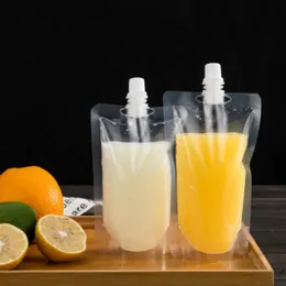 Vattenflaska stand-up plast dricka förpackning väska tipp påse för dryck flytande juice mjölk kaffe 200-500ml RH15081
