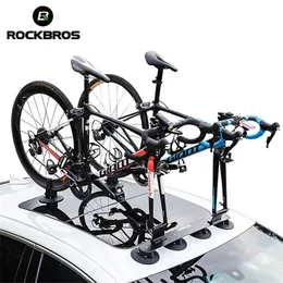 ROCKBROS Bike Bicycle Rack Suction Roof-Top Car s Quick Install Roof MTB Mountain Road Accessory 220208