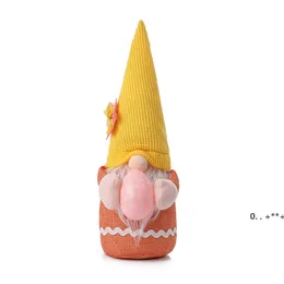 Wielkanocne lalki bez twarzy Lovely Dwarf Party Dostawy Desktop Przytulenie Egg Gift Święto Dziękczynienia Dekoracje Ozdoby LLF12251