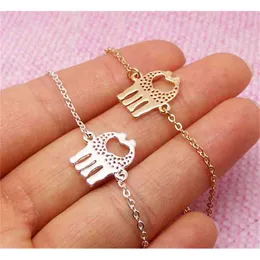 Fashion Cute Heart Loving Giraffes Bracelets Simple lovely Twin Giraffe Deer Bracelet Animal jewelry for couples