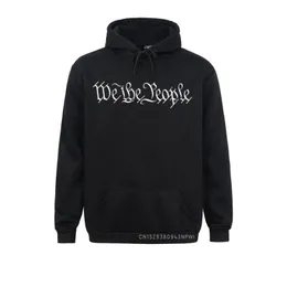 Bluzy męskie Bluzy American Flag USA We The People Pullover Wyjątkowe męskie nadchodzące Święto Dziękczynienia Zimowe ubrania z długim rękawem