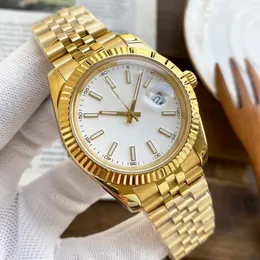 Classic Mans Watch 41mm och 36mm Automatiska mekaniska armbandsur Business Couples armbandsur Montre de Luxe Watches for Men