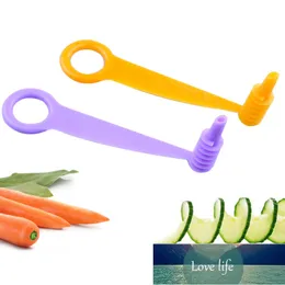 Manuel Spiral Vida Dilimleme Plastik Patates Havuç Salatalık Meyve Sebze Araçları Spiral Kesici Dilimleme Bıçak Mutfak Aksesuarları