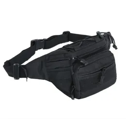 Tactical Army Belt Waist Pack Universal Crossbody Bag Vattentät Telefonhållare Väska Unisex Men Bröstpaket Molle Sling Shoulder Packs för Camping Vandring Jakt