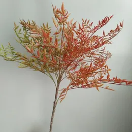 장식용 꽃 화환 인공 식물 Nandina Pelargonium Chinese House 및 Home El Model Room 장식 웨딩 포그 촬영