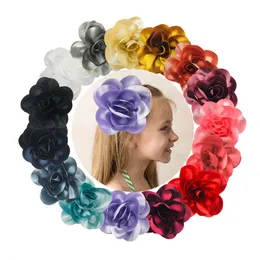 Girls Hair Accessories Hairclips Baby Bb Clip Kids Barrettes Clips DIY Childrens Flower Hairpin Party Accessory
