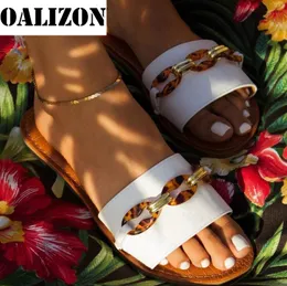 Kobiety Letnia Plaża Przezroczyste Płaskie Sandały Wyczyść Otwarte Toe Roman Flip Flops Outdoor Slajdy