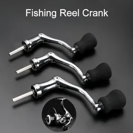 Baitcasting Reels Spinning Reel Handle Metal Fishing Crank Replacement Del med Plast Roterbar Grip Knopp