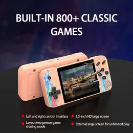 800 HD Portable Game Player 3,5 calowy Kolorowy ekran Retro Mini Handheld Support Support Double Players Classic Pocket Gry wideo Pudełko dla dzieci Prezent G3