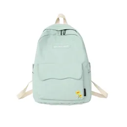 Bolsa de mochila al aire libre Frauen Taschen Trolley Straptraval Nylon Middle School Girl Laptop Mochila