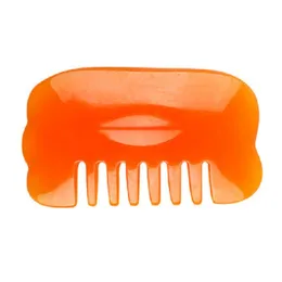 Ferramentas de massageador de cabeça de resina Ferramentas de raspagem traseira Beeswax Scraping Combs Massagem Ferramenta de Beleza Super Qualidade Suave Pele Amigável Levantamento e Apertar