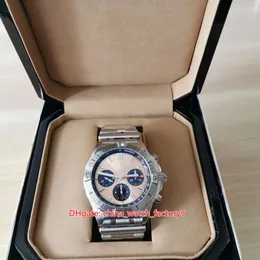 GF Fábrica Super Quality Mens Relógios 42mm Chronomat B01 42 À Prova D 'Água Sapphire Glass Chronograph ETA 7750 Movimento Mecânica Mecânica Relógio automático dos homens