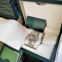 Classic Watch Mens 41MM Men Size BP Factory 126333 V2 Strap 2813 Automatic Movement Wristwatches Two-tone Gold Stainless Steel Roman Dial Diving Original Box