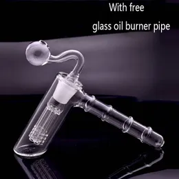 Neueste Glashammer 6 Arm Perc Glas Perkolator Bubbler Wasser Bohrinsel Bong Rohr mit 18 mm Außengelenk Glas Bohrinsel Schüssel zum Rauchen