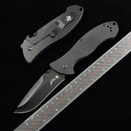 Kershaw Emerson 6045BLK CQC-9K Foldkniv 3,6 "Svart blad, G10 Handtag Utomhus Camping Jaktficka Kök Tool EDC Knives