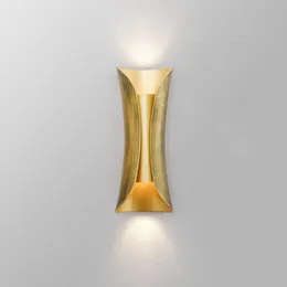 Vintage Stone Crystal Wall Lamp Luminaria LED Living Room Aisle Bedroom Espelho de Parede