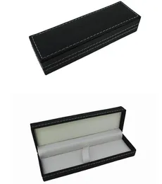 Premium PU Läder Pen Case Holder Display Organizer Storage för Fountain Ballpoint Rollerball Pennor eller Pennor Svart