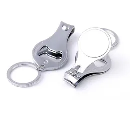 Personalized Wedding Souvenir For Guests Customized Favor Nail Clipper Bottle Wine Opener Keychain Gift With Box RH0533