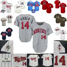 14 Kent Hrbek 1987 Grey Pinstripe 1991 WS White Blue Pullover Navy Mesh BP 1969 Grey Size S-3XL