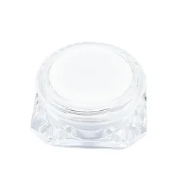 2021 5G 10G 15G 15G Diamante Shape Creme Caixa Acrílico Diamante Creme Garrafa Plástico Maquiagem Embalagem Creme Jarros Embalagem Cosmética