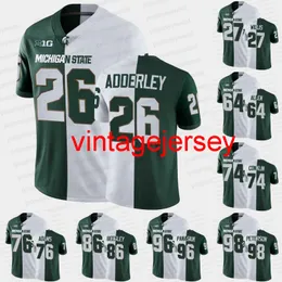 NCAA Split Edition College Football Jersey Jack Conklin Matt Allen Khari Willis Herb Adderley Le'Veon Bell Tre Mosley Trae Waynes Payton