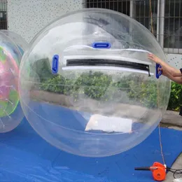Bola de caminata de agua Zorb Zorb Hamer Hamster Balls Transparente inflable Zorbing Walker Sphere 1.5m 2m 2.5m 3m