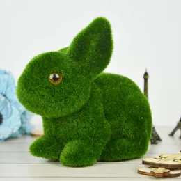 Christmas Gifts Green Moss Artificial Flower Plant Fake Cute Table Decoration Home Decorative Simulation Animal Tufting
