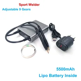 Spot Welder Adjustable 9 Gears Mini Welding Machine With Quick Release Pen Nickel Plate 18650 Battery