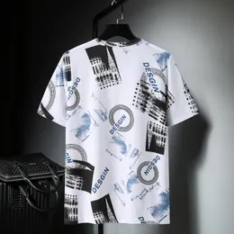 Oversize T-shirty Mężczyźni Duży Rozmiar 10XL Topy Tees Summer Hip Hop Casual Print Tshirts Plus Size 9xl10xl Baggy HX456 Y0322