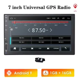 7 inç 2 Din Autoradio Evrensel Araba Stereo Için Multimedya Oyuncu HD Dokunmatik Ekran Ayna Bağlantı Bluetooth Video Ses Wifi Headunit