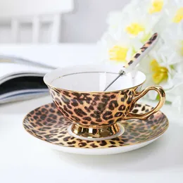 Modern Design Porcelain Creativity Nordic Home Coffee Cup Saucer Set Decor Bone China Tasse Mugs BC50BYD