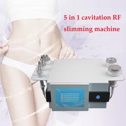 Professionell 5 i 1 RF-kavitation 40K ultraljudsavkedjans vakuum Slim Cellulite-borttagningsmaskin