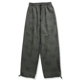 Labible Hip Hop Streetwary Baggy Harem Pants綿の男性の手紙グラフィックス弾性ウエストスウェットパンツ原宿ズボンジョガーズ210715