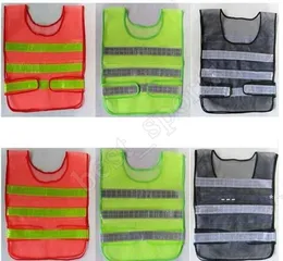 Verkehrsreinigung Autobahnen Hygiene Reflektierende Sicherheitskleidung Atmungsaktives Mesh Hochsichtbare reflektierende Warnkleidung Weste RRB10930