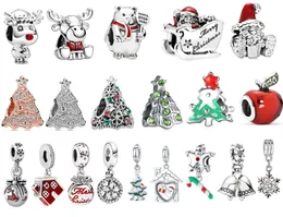 Стерлингового серебра 925 серебро рождественские серии дерево тыквенные автомобильные кулон для Pandora Charm браслет дамы мода ювелирные изделия подарки