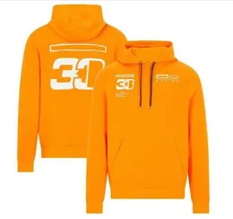 F1 Formula 1 Racing Abito da corsa per esterni Pullover Giacca casual con cerniera con cappuccio può essere personalizzata