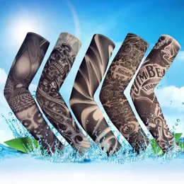 Arm Sleeves Cover Tattoos Leg Warmers Pattern designs Cool Summer Driving Riding Bycicle Suncream UV Protection Feet Sleeve Tattoo