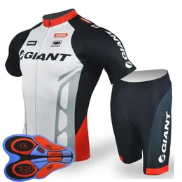 GIANT team Cycling Maglia a maniche corte (bavaglino) pantaloncini set da equitazione bici Estate abbigliamento traspirante ropa ciclismo 9D gel pad F2005