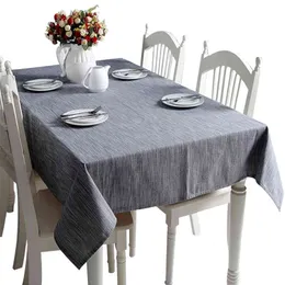 Solid Plain Simple Table Cloth cloth Nappe Cover Party Wedding For Home Decoration Textile 210626