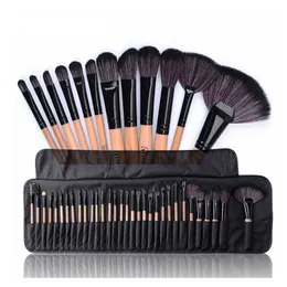 فرش مكياج 32pcs المهنية بمسحوق Pinceaux Maquillage Beauty Cosmetic Tools Kit Eyeshadow Lip Brage Bag CX200717