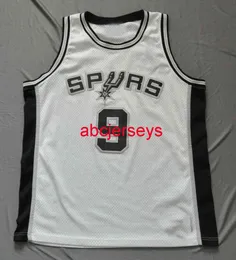 TONY PARKER SWINGMAN JERSEY WHITE Stitched Customize Any Number Name XS-6XL