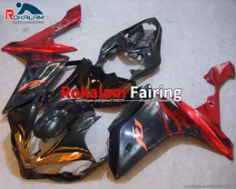 Black Red ABS Covers For Yamaha YZF-R1 YZF R1 2007 2008 Bodyworks Fairings YZF1000 R1 07 08 Cowling Kit (Injection Molding)